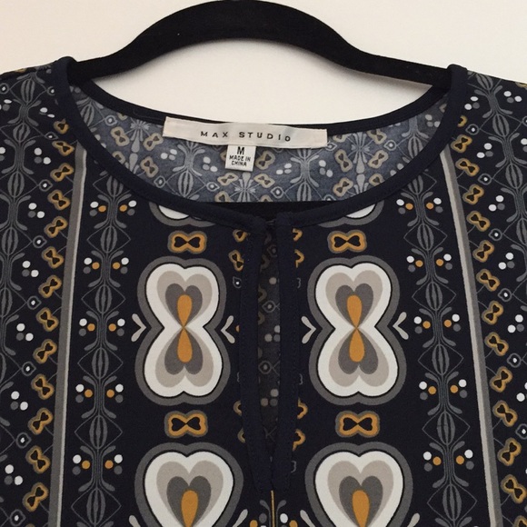 Max studio printed dress - Picture 3 of 5